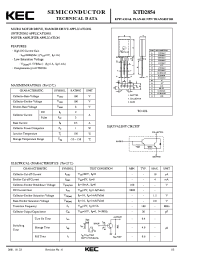 Datasheet KTD2854 manufacturer KEC